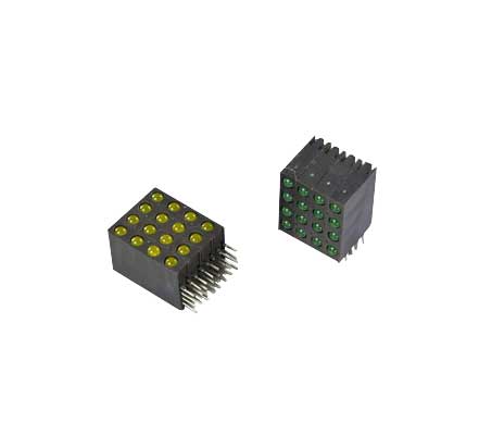 LED Bivar H404CGDL Green 3mm Right Angle Diffused