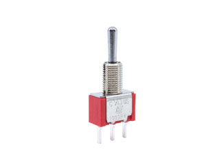 Тумблер 100SP4T1B1M2QE E-Switch SPDT Mom-Off-Mom, PC Pin
