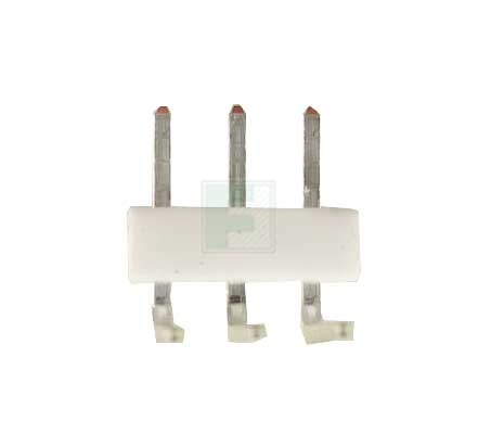Разъем 640453-3 TE Connectivity, 3 контакта, шаг 2.54мм, угловой