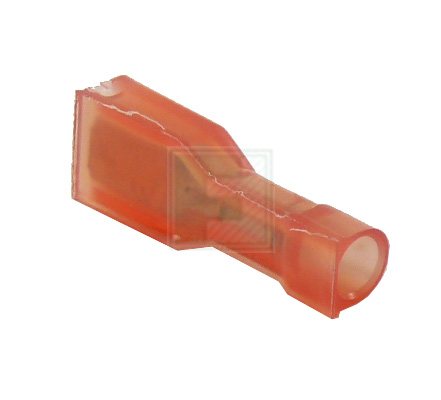 Разъем 2-520264-2 TE Connectivity FASTon 6.35мм, 22-18 AWG, красный