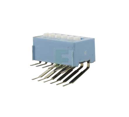 DIP-переключатель CTS 206-6RAST, 6 позиций, SPST, сквозной монтаж