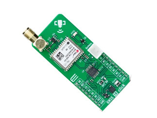 MIKROE-6129 GNSS 16 Click: NEO-F10N-00B, L1/L5 Двухдиапазонный GNSS модуль