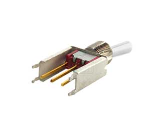 7101TCWV81GE Миниатюрный тумблер SPDT On-None-On