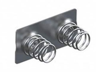 Держатель батарейки AA Keystone 5228, никелированная сталь