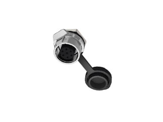 MRDBF08L13000 Amphenol Разъем, 8 контактов, IP67, панельный монтаж