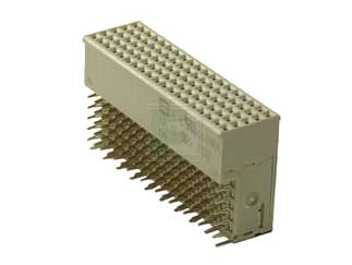 Разъем 17250952102 HARTING, 95 поз., шаг 2мм, угловой, монтаж в отверстие
