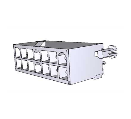 TE Connectivity 1-794067-0 MATE-N-LOK 14 Pos. Dual Row Pin Header