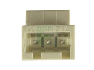WAGO 734-303 | Клеммная колодка 3 полюса 3.5 мм Cage Clamp