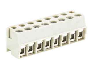 Клеммная колодка Wieland 25.600.3653.0, 16 контактов, шаг 5мм, 22-12 AWG