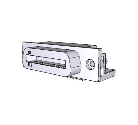 Разъем D-Sub 5553811-2 TE Connectivity, 24 контакта, угловой, пайка