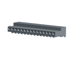 Разъем 4-640440-5 TE Connectivity MTA-100, 15 контактов, IDC, красный