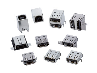 UBA-4R-D14C2-4D(LF)(SN) Разъем USB Тип A, Монтаж в отверстие