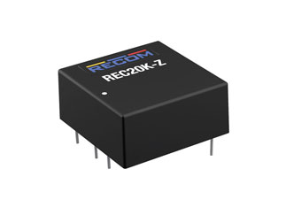 DC-DC преобразователь RECOM REC20K-2415SZ 20W 24V вход, 15V выход