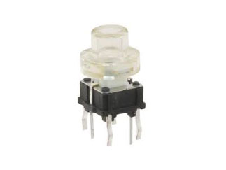 Тактильный переключатель E-Switch TL1265RQSCLR, Silver, Extended, Vertical, 6.8x7mm