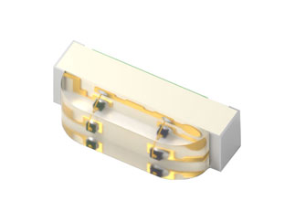 Светодиод Kingbright APFA2507Y2G2C-C2: 2 LED, Green/Yellow, 20mA, 130°