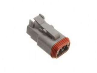 Разъем DT06-2S-C015 TE Connectivity, 2 контакта, шаг 5.46мм