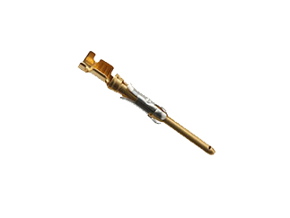 Контакты 164164-2 TE Connectivity, обжимные, 18-16 AWG, позолоченные