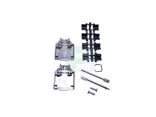 970-009-030R121 NorComp D-Sub Коннектор, 9 контактов, корпус