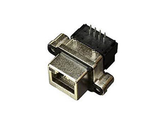 Разъем RJ-45 Amphenol MRJ538001, 8P8C, Угол 90°