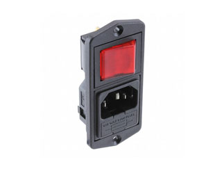 Разъем IEC C14 Bulgin BVA01/Z0000/11, 250VAC, 10A