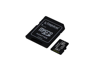 SD карта microSD Kingston 64GB Class 10 UHS-I SDCS2/64GBCP