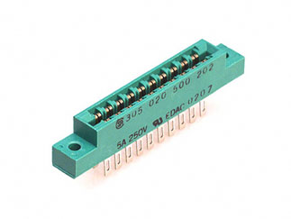 305-020-500-202 EDAC Разъем Card Edge, 20 контактов, монтаж на панель