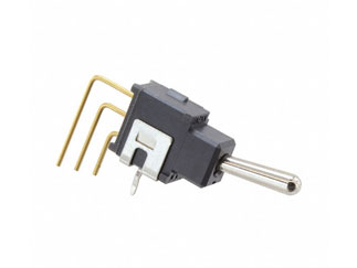 Тумблер A12AV1 NKK Switches SPDT 0.4VA 28V Through Hole Right Angle