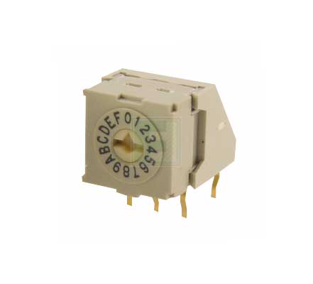 NDFR16H NKK Switches - 16-позиционный DIP-переключатель, шестнадцатеричный код, сквозное отверстие