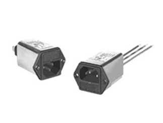 Сетевой фильтр TE Connectivity 1-6609115-2 3A, IEC 320/C-14, фланцевое крепление