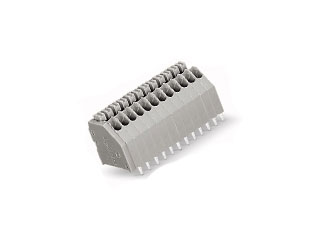 Клеммная колодка WAGO 250-312, 12 контактов, шаг 2.5мм, Push-In