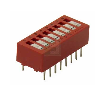 76RSB08SLT DIP Переключатель 8 позиций SPST
