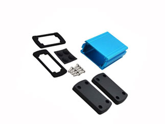 EXN-23351-BL Корпус алюминиевый 89x68.7x35.2 мм, черный/синий, IP66