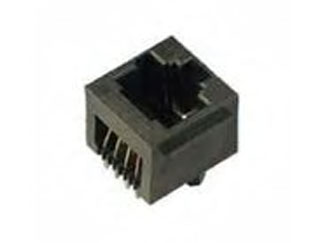 Разъем RJ12 6P6C Amphenol 69254-001LF, монтаж в отверстие