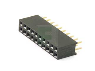 Разъем Sullins PPPC102LFBN-RC, 2x10 контактов, .100", Thru-Hole, RoHS
