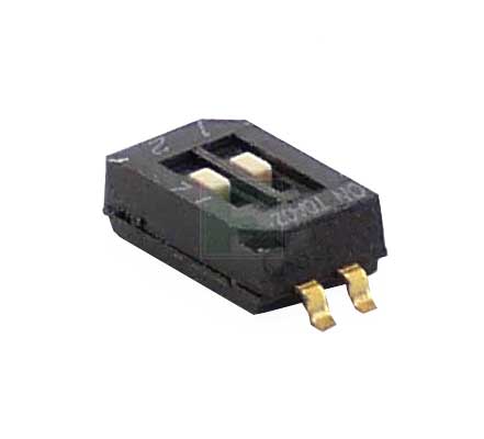 DIP-переключатель TDA02H0SB1 C&K, 2 позиции, SPST, монтаж SMD