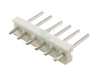 Разъем 640452-6 TE Connectivity, штыревой, 6 контактов, шаг 2.54мм
