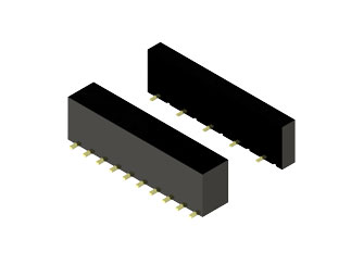 SMBC-110-D-02-H-V-TR-P-LF Разъем IC, 20 контактов, вертикальный