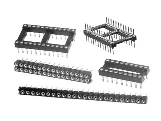 ICM-632-1-GT Adam Tech DIP-розетка, 32 контакта, шаг 2.54мм, монтаж в отверстие