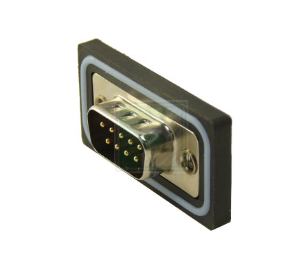 A-DS 09 PP-WP Водонепроницаемый D-Sub разъем, 9 pin, male