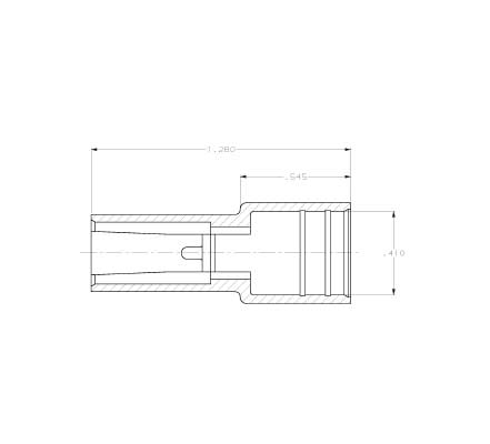 Разъем TE Connectivity 480053-3, 1 контакт, на плату, корпус