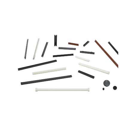 HCG-301-165 Bivar - Направляющая для плат, нейлон, черная