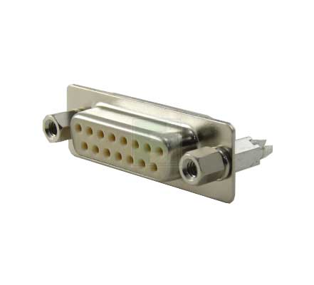 Разъем D-Sub 172-E15-213R911 NorComp, 15 контактов, пайка в отверстия
