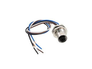 ALBKF12-FPBR4-P2 Altech Corporation Разъем M12, 4 контакта, панельный