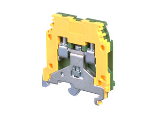 1SNA165113R1600 Клеммная колодка на DIN-рейку, 2 контакта, шаг 6мм, зеленый