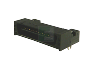 FX2-32P-1.27DSL(71) Hirose: Разъем на плату, 32 контакта, шаг 1.27мм, угловой