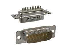 DA15P064TXLF Разъем D-Sub 15 контактов, штыревой, Amphenol