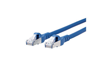 Многомодовый патч-корд Ethernet Cat.6A синий METZ CONNECT 1308453044-E