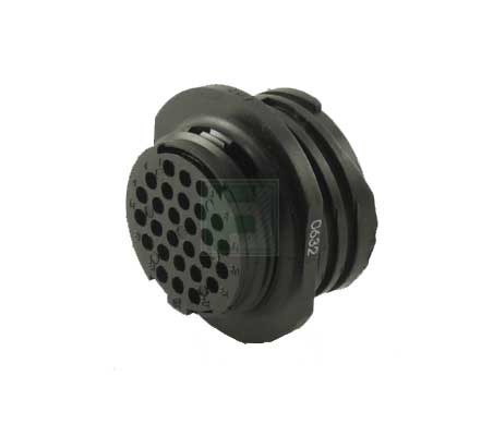 206038-2 AMP Разъем круглый пластиковый, 28 контактов