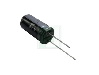 Panasonic EEU-EB1J100S, 10µF 63V, Радиальный электролитический конденсатор
