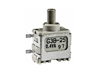 Кнопка G3B25AH NKK Switches, DPDT On-Mom, SMD, угловая, поверхностный монтаж